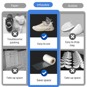 Mini camillas de zapatos inflables duraderas con cojín de aire, relleno de retenedores de forma de retención - Product Image 3