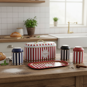 Coquelicots AU Miel คอลเลกชัน5ชิ้นชุดขนมปังและเครื่องเทศโลหะ - Product Image 3
