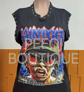 Peeqi Set Estivo da <span class=keywords><strong>Donna</strong></span> in Cotone Streetwear, Top e Pantaloncini con Decorazioni, Completo <span class=keywords><strong>Casual</strong></span> alla Moda in Due Pezzi - Product Image 2