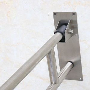 Fu Youde Main courante en forme de U en acier inoxydable 304, capacité de charge de 200 kg, pour salles de bain et toilettes - Product Image 1