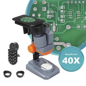<span class=keywords><strong>Microscope</strong></span> stéréo binoculaire 40X pour réparation de téléphone PCB avec lumière LED - Product Image 2