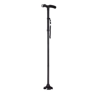 Bastón Plegable de Aleación de Aluminio Liuquan con Luz, Telescópico, de Cuatro Patas, para Personas Mayores - Product Image 2