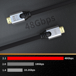 Cable HDMI 2.1 de 8K, 48 Gbps, 8K60Hz, 4K120Hz, Cable HDMI Trenzado de Ultra Alta Velocidad para PS5, <span class=keywords><strong>Xbox</strong></span>, Apple TV, HDR Dinámico, VRR, ALLM, 10K - Product Image 3