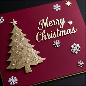 Groothandel en maatwerk van hoogwaardige DIY-wenskaarten voor verjaardagen, Kerstmis en Nieuwjaar - Product Image 1