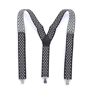 Ceinture à carreaux <span class=keywords><strong>pour</strong></span> hommes et femmes, bretelles en Polyester, bretelles réglables, élastiques, <span class=keywords><strong>pour</strong></span> adultes, pantalons chemises - Product Image 4