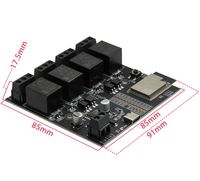 Modul Relay IoT Empat Kanal 5V DC T-Relay ESP32-WROVER-B