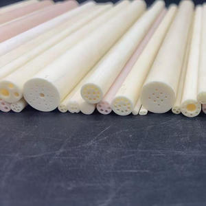 ท่อป้องกันเทอร์โมคัปเปิลเซรามิกอะลูมินา Al2O3 คุณภาพพรีเมียม 99.7% อายุการใช้งานยาวนาน สำหรับปลอกหุ้ม - Product Image 3