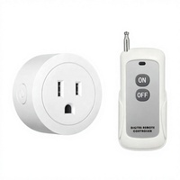 GLC 433 Mini Smart Home Pop Socket Prises murales sans fil AC110V/220V Prise US avec courant nominal de 10A Télécommande 3 ports