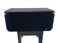 Vera20 Altavoz Activo de Línea Doble de 10 Pulgadas, Calidad Profesional Premium, 8 ohmios, 100H X 15V, Sistema de Sonido de Dispersión, Impermeable