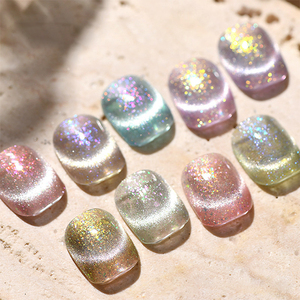 AILANUO Vernis à ongles gel œil de chat pailleté ciel étoilé 9 couleurs, ODM/OEM, fournisseur de vernis à ongles personnalisé pour marque privée - Product Image 2