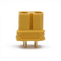 Conector Amass XT30UD de 2 Pines Chapado en Oro de 15A, Enchufe de Cable a Cable de 500VDC para Aeromodelismo, Suministro OEM