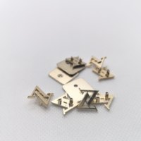 Clous métalliques électroplaqués, rivets personnalisés avec logo, rivets en alliage de zinc, boutons 26L pour vêtements, sacs, artisanat du cuir