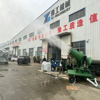 Canon à brouillard haute pression / Pulvérisateur de brume robuste pour la suppression de la poussière et le refroidissement des sites miniers, de construction et industriels