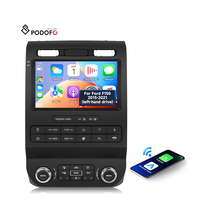 Podofo 9'' 4+64G Autoradio pour Ford F150 2015-2021, autoradio, Carplay/Android Auto sans fil, WiFi, GPS, vente en gros OEM ODM