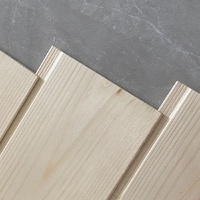 Panneau mural de décoration moderne pour la maison, panneau mural en bois de pin pour mur d'arrière-plan intérieur