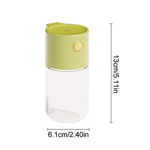 Salt <b>Bottle</b> Dispenser Glass Salt Pepper <b>Shaker</b> <b>Bottle</b> Condiment Holders Measuring Seasoning Jar for Outdoor Cooking Barbeque - Product Image 6