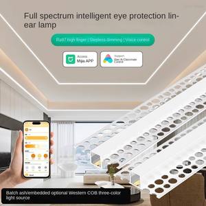 Hidden Linear <b>LED</b> <b>Bar</b> Lamp Intelligent Embedded Aluminum Alloy IP20 Rated Dimmable Multi-Color Temperature <b>Lighting</b> Residential - Product Image 2