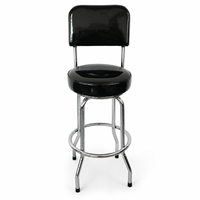Tabouret de bar personnalisé de qualité commerciale, économique, avec dossier amélioré, pour comptoir de restaurant rapide, café et zone de service