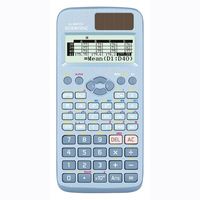 Calculatrice scientifique FX-991EX, alimentation solaire, pile bouton, 552 fonctions