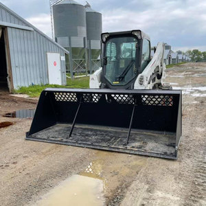 ملحق متعدد الأغراض للجرافة الانزلاقية للاستخدام على مدار العام، دلو معزز للثلج والأغصان مع مكونات المحرك الأساسية - Product Image 4