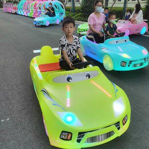 2024 commercial illuminé véhicule d'amusement décrochage <span class=keywords><strong>location</strong></span> parent-enfant double carré extérieur auto tamponneuse électrique pour enfants - Product Image 6