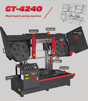 Scie à ruban horizontale CNC pour la découpe de métaux avec engrenage pour composants métalliques de qualité industrielle, découpe hydraulique haute efficacité
