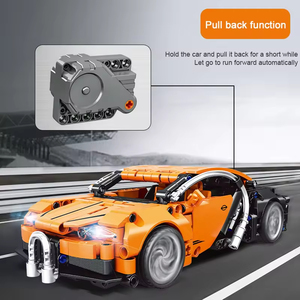 Jouet de briques de blocs de construction de voiture de course de vitesse d'usine EPT avec fonction de retrait pour modèle de véhicule - Product Image 3