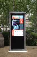 55 дюймов android digital signage наружная реклама экран дисплея с киоск с сенсорным экраном