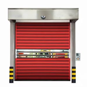 <span class=keywords><strong>Porte</strong></span> industrielle à obturateur rapide <span class=keywords><strong>coulissante</strong></span> automatique au design moderne Intérieur roulant à grande vitesse en alliage d'aluminium pour entrepôts Garages - Product Image 5