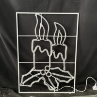 Lampe murale à DEL 2D néon à motif de colombe de la paix pour la décoration intérieure/extérieure