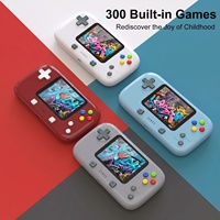 Console de Jeu Portable Éducative pour Enfants, Modèle Rétro Classique 300-en-1 GC76P avec Écran Couleur, Directement du Fabricant
