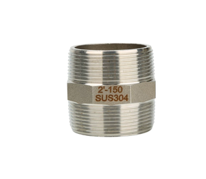 Raccordo a Nipplo Esagonale in Acciaio Inox 304 con Filettatura Esterna per Applicazioni a Parete - Anticorrosione e Durevole - Product Image 2
