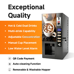 Nueva Máquina Expendedora de Café Instantáneo de Escritorio, Bebida Caliente Individual, Operada con Monedas, Dispensador Automático de Vasos, Múltiples Opciones de Pago - Product Image 6
