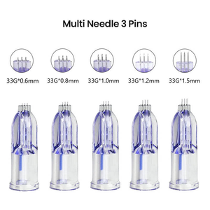 <span class=keywords><strong>Nanosoft</strong></span> - Agujas de Microagujas de 0.6mm, 0.8mm, 1.0mm, 1.2mm y 1.5mm con 3 Puntas para Rejuvenecimiento y Reafirmación de la Piel - Product Image 2