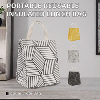 Sac à dos isotherme pliable et imperméable à motif lettres, réutilisable et portable, pour femme - Meilleures ventes
