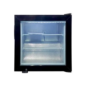 Mini-réfrigérateur-congélateur encastrable américain avec porte vitrée pour cave à vin, idéal pour la cuisine domestique - Product Image 1