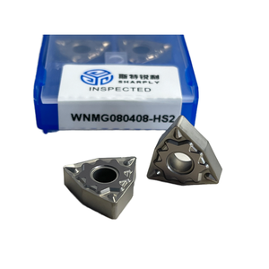 Zhuzhou WNMG080404-HS2 CNC lame <span class=keywords><strong>Double</strong></span> <span class=keywords><strong>face</strong></span> hexagonale en acier tournant Inserts Support personnalisé pour acier inoxydable fonte F - Product Image 2