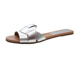 Sandali con Fibbia in Metallo Personalizzata, Cintura in Ecopelle, Ciabatte Piatte di Lusso per Donne, Moda Femminile per Spiaggia - Product Image 4