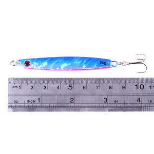 Bán Buôn Lb026 8Cm 25G Dài Đúc Chìm Kim Loại Jig Bait Chì Jigging Mồi Câu Cá Với Móc - Product Image 4