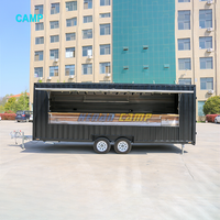 Camp Container Restaurant Met Keuken Ijs Trailer Mobiele Food Truck Mobiele Keuken Container