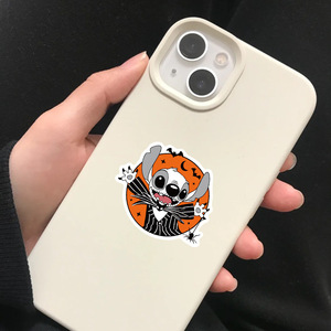 Autocollant de dessin animé drôle et mignon Autocollant d'<span class=keywords><strong>Halloween</strong></span> Autocollant de dessin animé unique imperméable Décoration <span class=keywords><strong>Halloween</strong></span> pour coque de téléphone portable - Product Image 6