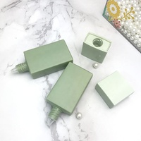Récipient carré vide de 30ml et 30g pour crème solaire en PE, fond de teint liquide, surligneur, emballage de crème, grande capacité