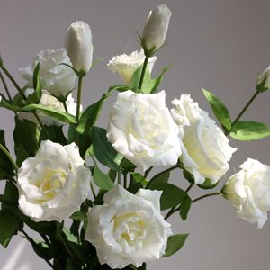 Arreglos Florales de <span class=keywords><strong>Eustoma</strong></span> Artificiales de PVC Suave de Alta Calidad, Hechos a Mano, con Tacto Natural, Ecológicos para el Día de la Madre - Product Image 3