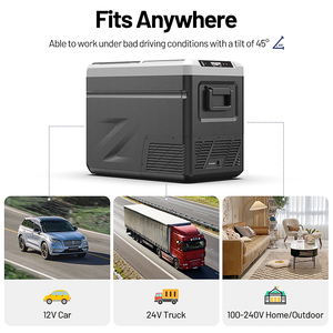 Alpicool Mini glacière électrique pour voiture 12/24V Durable <span class=keywords><strong>Automobile</strong></span> Réfrigérateur avec machine à glaçons Compresseur portable <span class=keywords><strong>RV</strong></span> Outdoor Hotel Use - Product Image 5