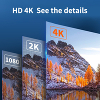 Kabel HDMI Mini ke laki-laki, kabel tipis Mini ke mikro hdmi 4K 60Hz