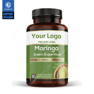 Oem תווית moringa ירוק עם אבקת מורינגה אורגני אבקת עלים 1000mg תמיכה חיסונית אנרגיה מגבר - Product Image 6