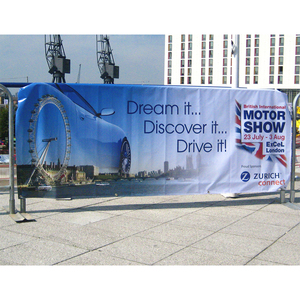 Bannières pour événements sportifs en plein air, barrières piétonnières, bannières de barrière de foule, couvre-clôtures Heras, vestes de barrière de foule - Product Image 6