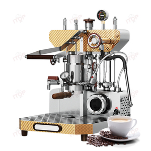 Machine à café expresso de style levier de haute qualité et bon marché pour un usage domestique / machine à café à pression manuelle / équipement à café manuel italien - Product Image 4