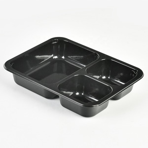 1 2 3 scomparto cpet ovenable vassoio di imballaggio 220 c contenitore ciotola di plastica cibo CPET vassoio con pellicola CPET - Product Image 5