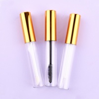 Luxe 5ml rouge à lèvres rose clair vide brillant à lèvres Tubes paquet Logo personnalisé huile pour lèvres emballage conteneurs baguette